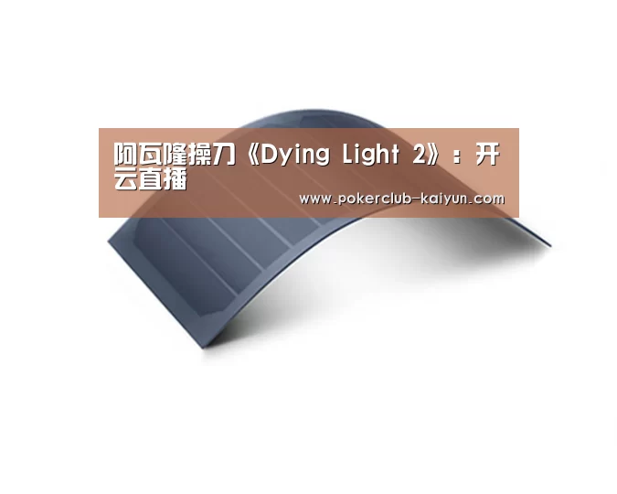 阿瓦隆操刀《Dying Light 2》:开云直播(图1) 开云电竞